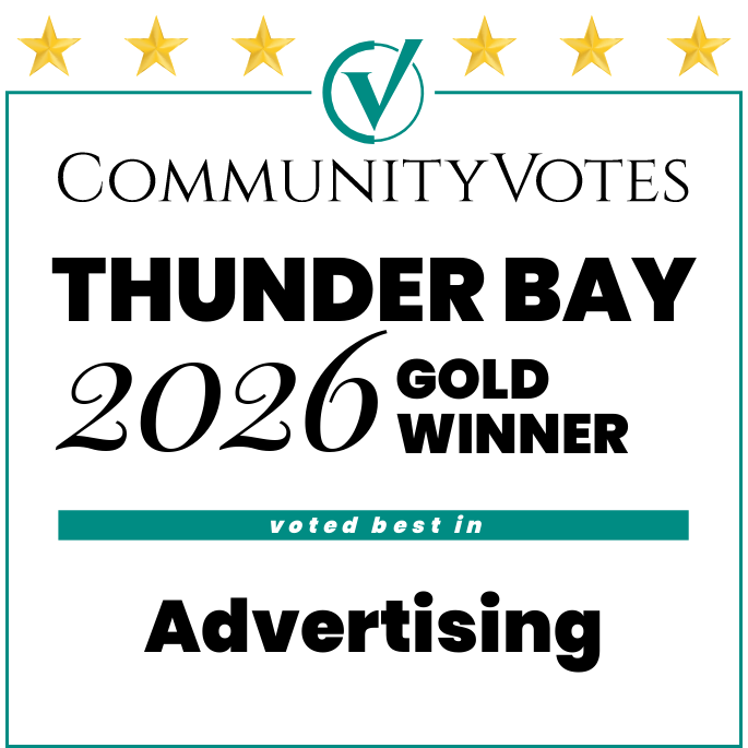CommunityVotes Thunder Bay 2026 Gold Winner - Advertising