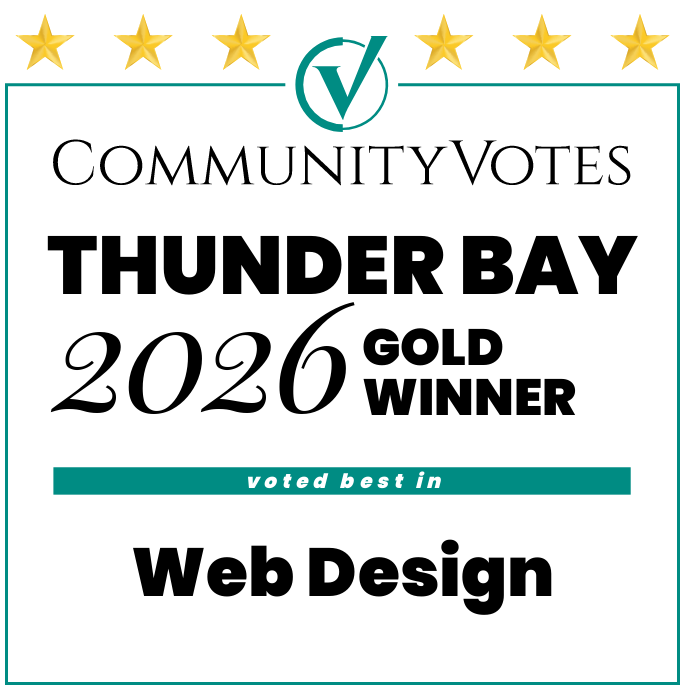 CommunityVotes Thunder Bay 2026 Gold Winner - Web Design